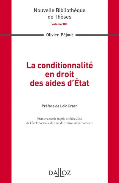 La conditionnalité en droit des aides d'Etat
