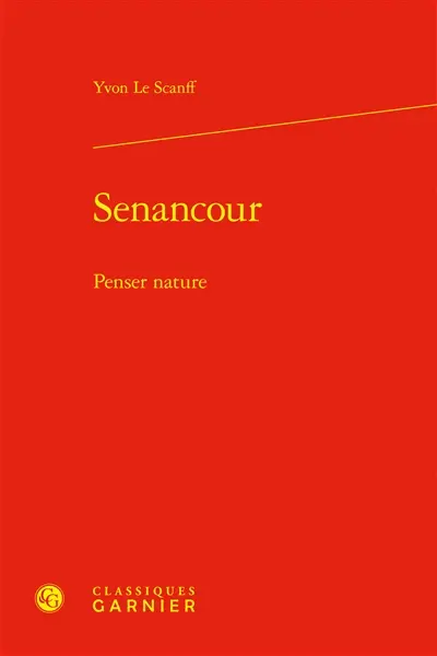 Senancour : penser nature