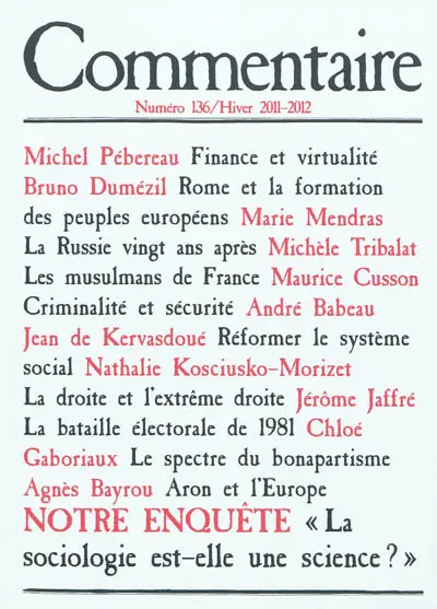 Commentaire, n° 136