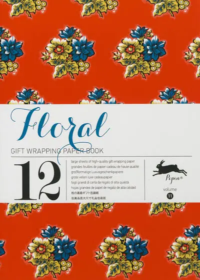 Gift wrapping paper book. Vol. 11. Floral