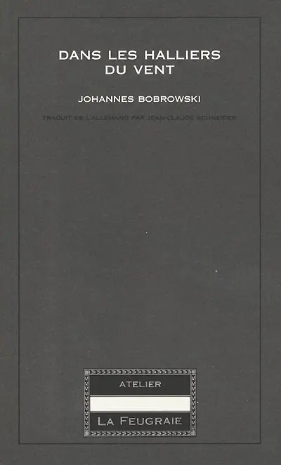 Dans les halliers du vent