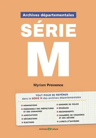 Archives départementales : série M : du préfet au citoyen