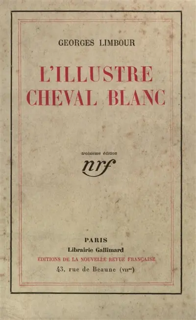 L'illustre cheval blanc