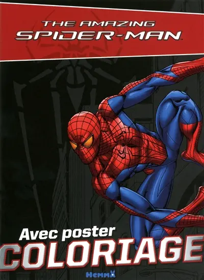 The amazing Spider-Man : coloriage : avec poster