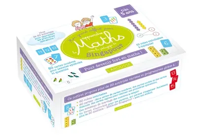 Mon grand coffret pour apprendre les maths avec Montessori et la pédagogie de Singapour : plus de 20 activités pour apprendre les premières opérations ! : dès 5 ans