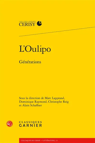 L'Oulipo : générations