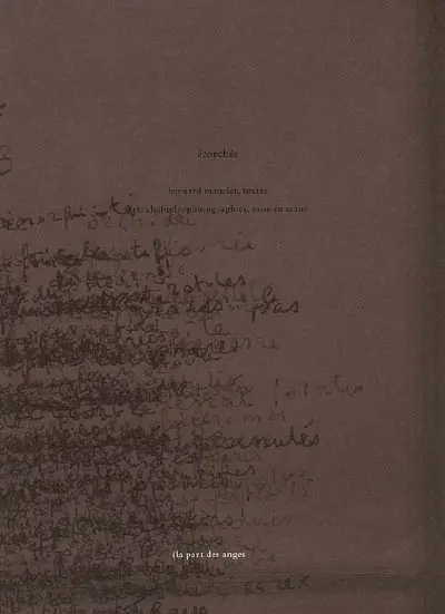 Les écorchés : correspondance avec les antipodes