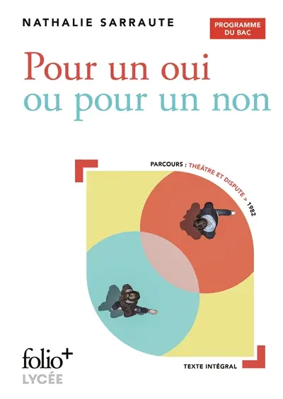 Pour un oui ou pour un non : programme du bac : parcours théâtre et dispute, 1982