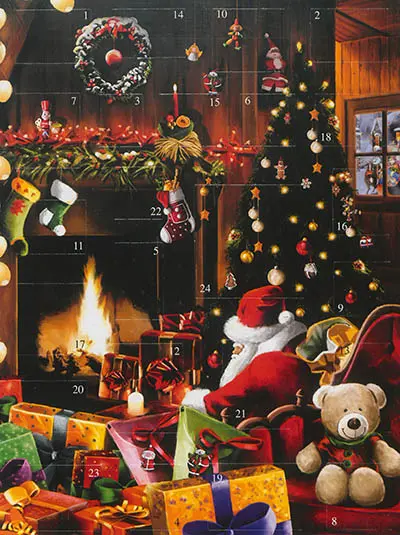 Le Père Noël est passé : calendrier de l'avent