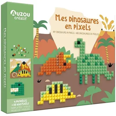 Mes dinosaures en pixels. My dinosaurs in pixels. Mis dinosaurios de pixeles