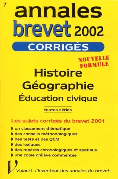 Histoire, géographie, éducation civique : toutes séries