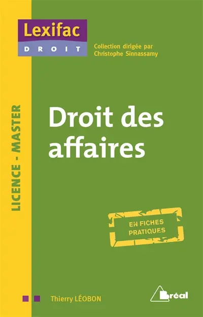 Droit commercial : licence, master : en fiches pratiques