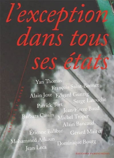 L'exception dans tous ses états