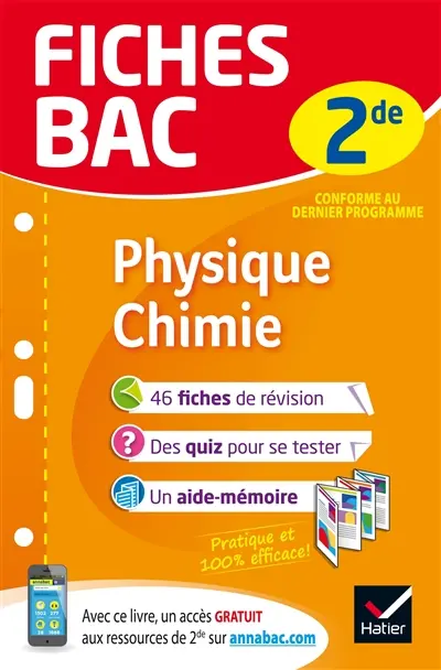 Physique chimie 2de