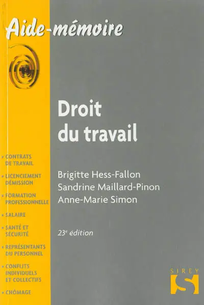 Droit du travail : 2013