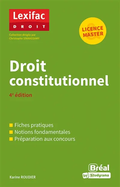 Droit constitutionnel : licence & master