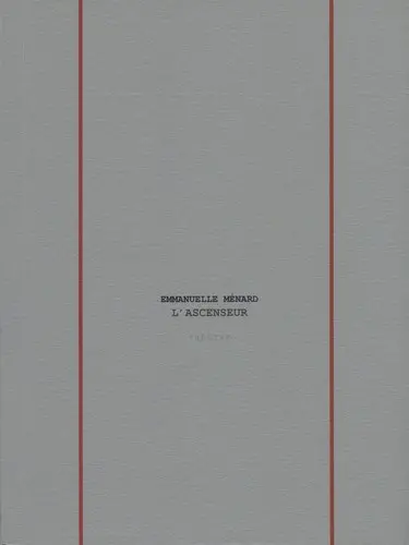 L'ascenseur : théâtre