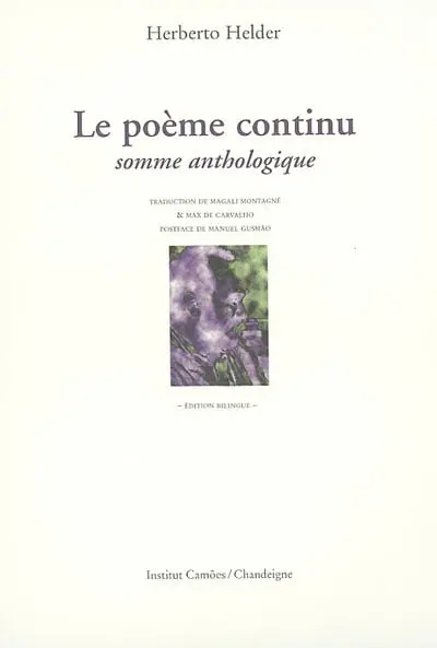 Le poème continu : somme anthologique