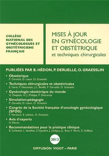 Mises à jour en gynécologie et obstétrique et techniques chirurgicales