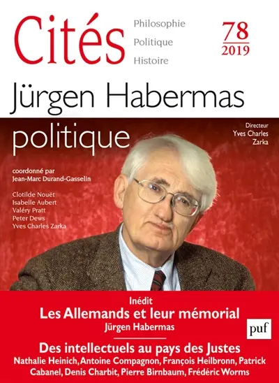 Cités, n° 78. Jürgen Habermas politique
