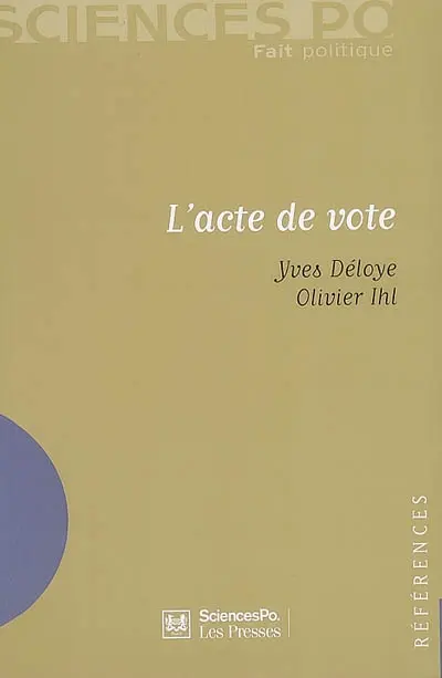 L'acte de vote