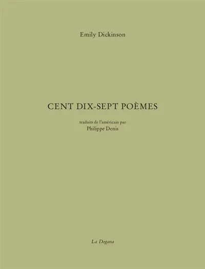 Cent dix-sept poèmes