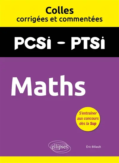 Maths : PCSI, PTSI