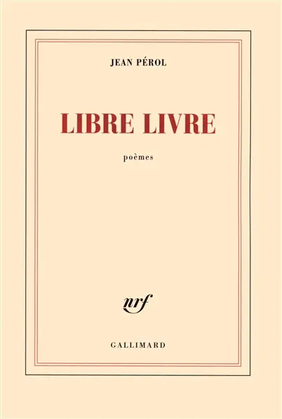 Libre livre : poèmes