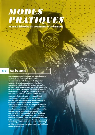 Modes pratiques : revue d'histoire du vêtement et de la mode, n° 3. Saisons