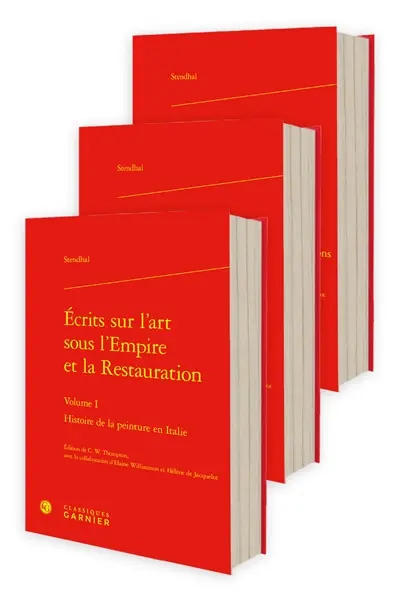 Ecrits sur l'art sous l'Empire et la Restauration