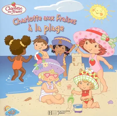 Charlotte aux fraises à la plage