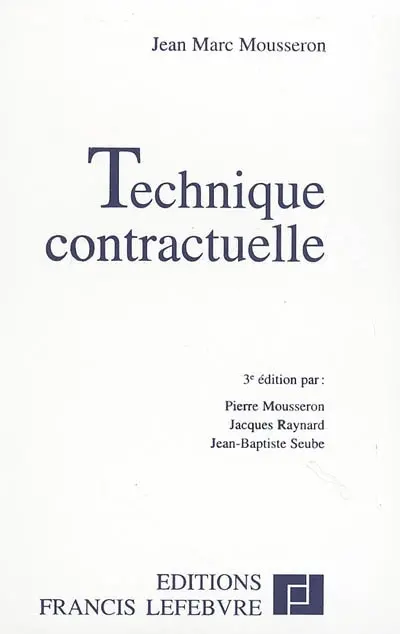 Technique contractuelle