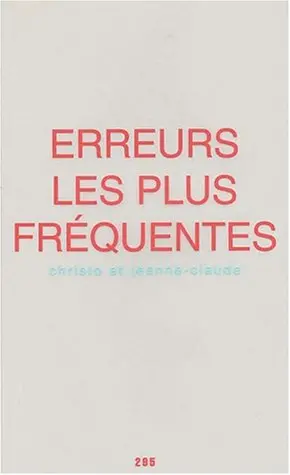 Erreurs les plus fréquentes