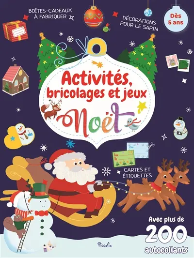 Noël : activités, bricolages et jeux