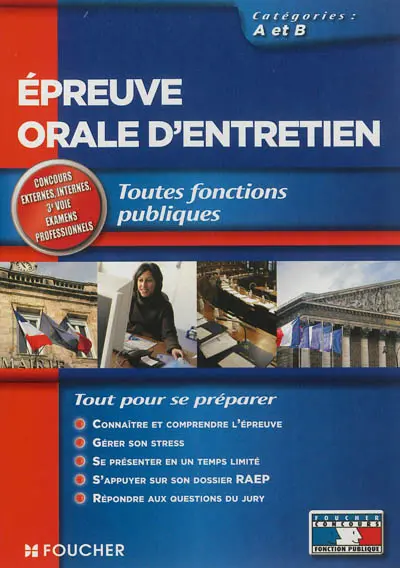 Epreuve orale d'entretien, toutes fonctions publiques, catégories A et B