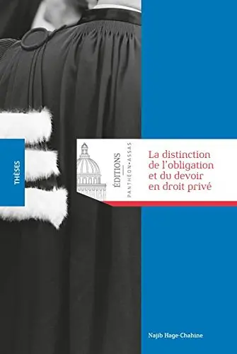 La distinction de l'obligation et du devoir en droit privé