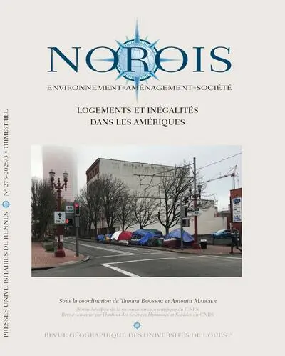 Norois, n° 275. Logements et inégalités dans les Amériques