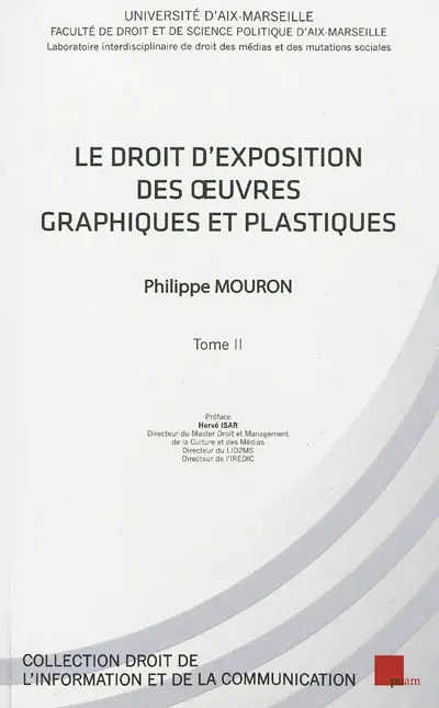 Le droit d'exposition des oeuvres graphiques et plastiques