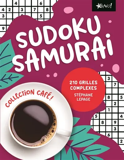 Collection Café : Sudoku samurai : 210 grilles complexes