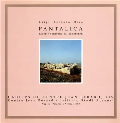 Pantalica : ricerche intorno all'Anàktoron