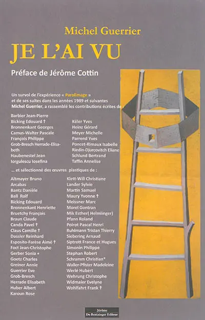 Je l'ai vu : un survol de l'expérience Parolimage et de ses suites dans les années 1989 et suivantes