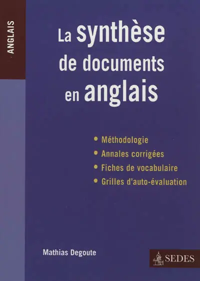 La synthèse de documents en anglais