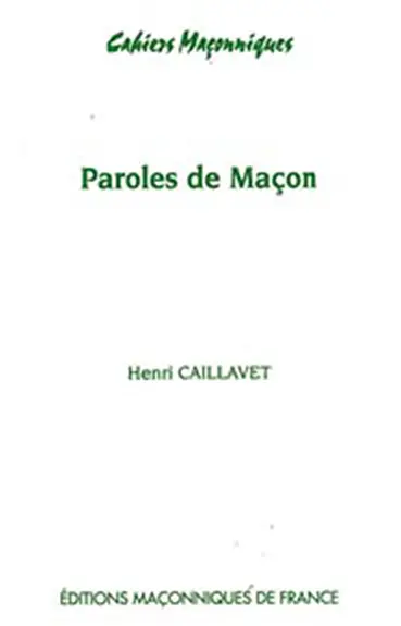 Paroles de maçon