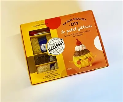 Ma box crochet DIY : le petit gâteau : tout ce qu'il faut pour réaliser son doudou
