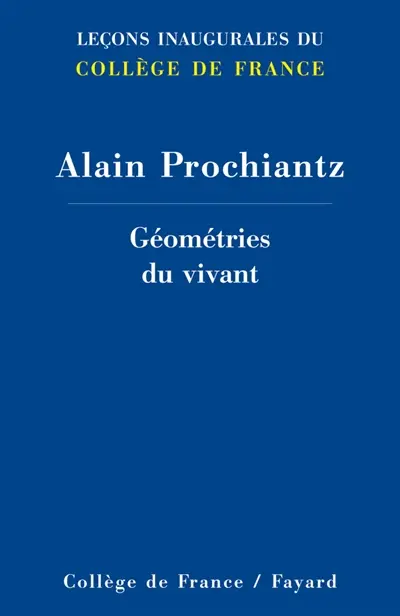 Géométries du vivant