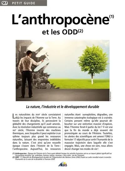 L'anthropocène et les ODD