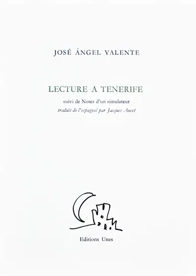 Lecture à Tenerife. Notes d'un simulateur