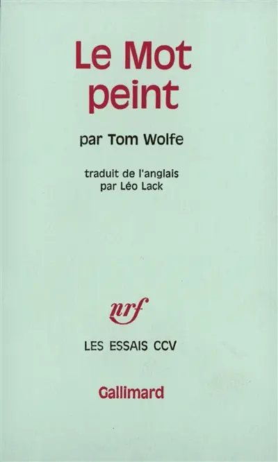 Le mot peint