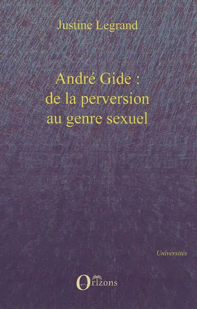 André Gide : de la perversion au genre sexuel