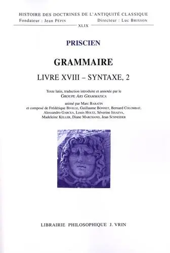 Grammaire. Livre XVIII, syntaxe 2